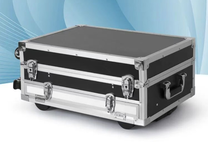 上开盖和侧开带抽屉铝合金拉杆箱